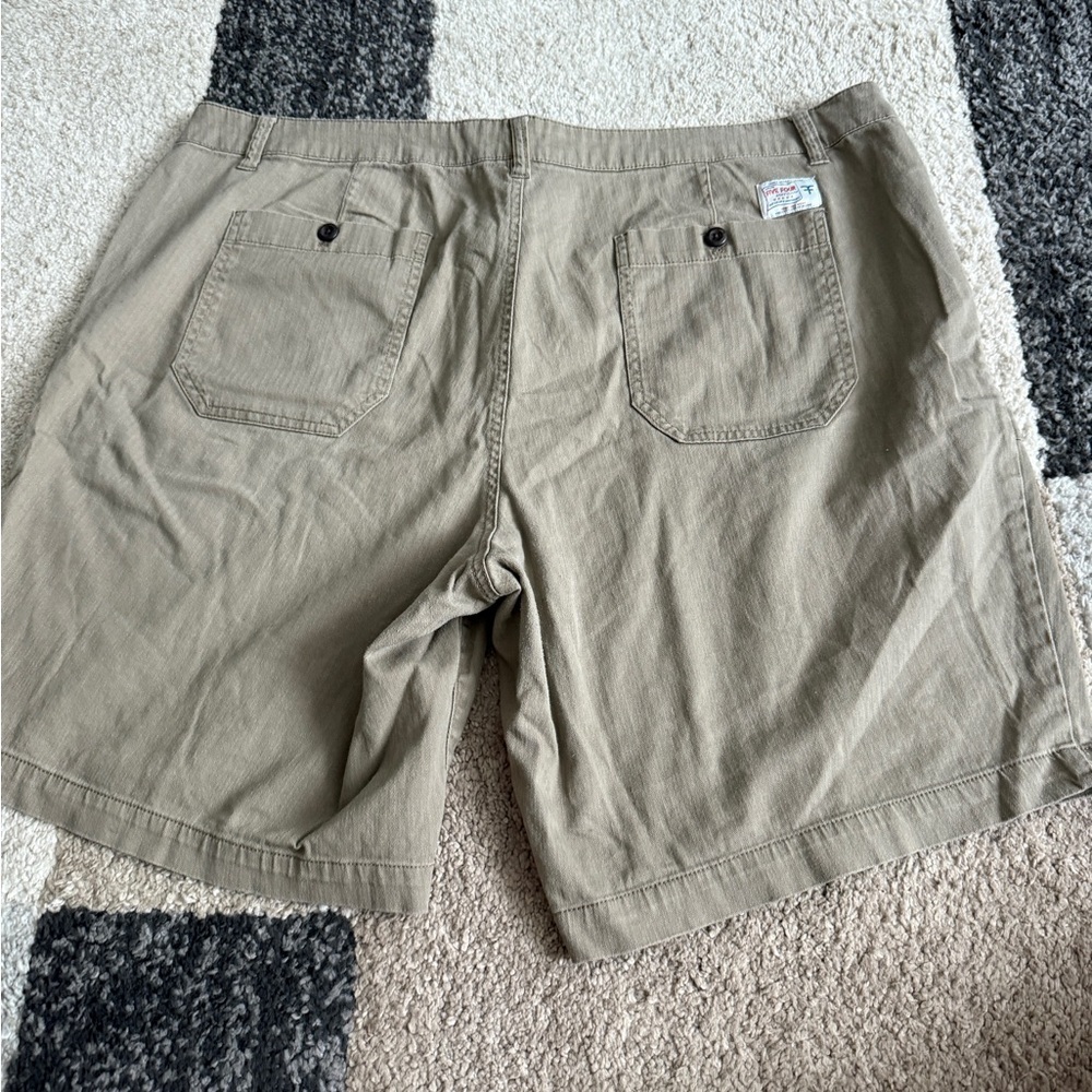 Five Four Men's Cargo Shorts in Tan - Picture 3 of 4
